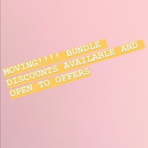 OPEN TO OFFERS AND OFFERING DISCOUNTS!!!!